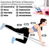 Long Resistance Loop Band Set Unisex Fitness Yoga Elastic Bands Hip Circle Thigh Squat Band Workout Gym Equipment for Home ATHLEXES