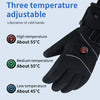 Outdoor Winter Gloves Hand Warmer DC Rechargeable Heated Gloves Touchscreen Waterproof Thermal Gloves for Women Men Ski Hiking ATHLEXES