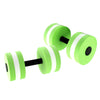 2PCS EVA Water Dumbbells - Floating Yoga Foam Weights for Men , Women & Kids Fitness Exercise ATHLEXES