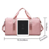 Travel Workout Fitness Sports Gym Bag Luggage with Wet Pocket Shoes Compartment Travel Yoga Sports Gym Duffel Bag for Men Women ATHLEXES