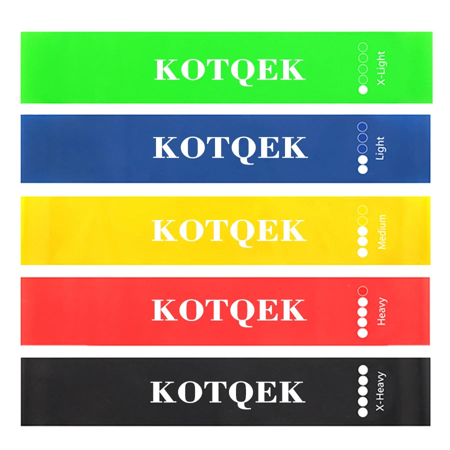 Fitness Elastic Resistance Bands Home Training Yoga Sport Resistance Bands Stretching Pilates Crossfit Workout Gym Equipment ATHLEXES