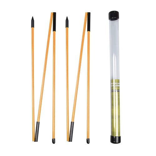2 Pack Golf Alignment Stick Golf Alignment Sticks Collapsible Golf Practice Rods Swing Trainer Tools Golf Swing Training Tool ATHLEXES
