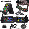 Portable Multifunctional Push-Up Board Set with Handles Foldable Fitness Equipment for Chest Abdomen Arms and Back Training ATHLEXES