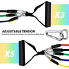 Resistance Bands Set Bodybuilding Home Gym Equipment Professional Weight Training Fitness Elastic Rubber Bands Workout Expander ATHLEXES