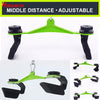8 Piece Set Fitness Lat Pull down T Handle Bar Rowing Rotating V-Bar Pulley Cable Machine Handle Grip Gym Equipment Back Trainer ATHLEXES