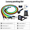 Resistance Bands Set Bodybuilding Home Gym Equipment Professional Weight Training Fitness Elastic Rubber Bands Workout Expander ATHLEXES