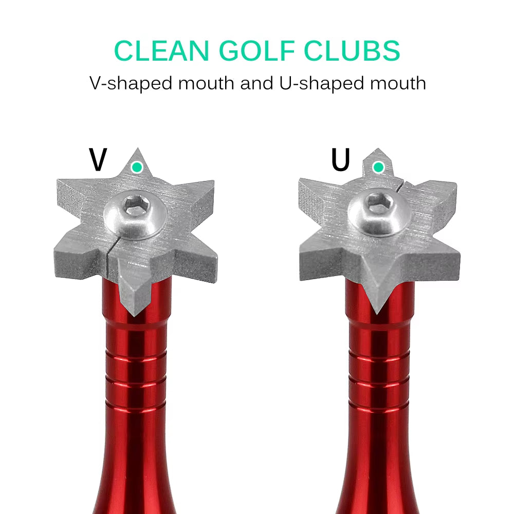 Golf Club Grooving Sharpening Tool Golf Club Sharpener Head Strong Wedge Alloy Wedge Golf Accessories ATHLEXES