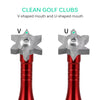 Golf Club Grooving Sharpening Tool Golf Club Sharpener Head Strong Wedge Alloy Wedge Golf Accessories ATHLEXES