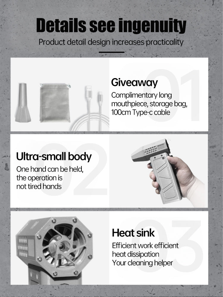 TurboBlast High-Speed Mini Air Blower ATHLEXES