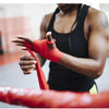 2 Rolls 2.5M Cotton Boxing Bandage Sports Strap Sanda Gauntlets MMA Hand Gloves Wraps Belt Wraps Bandage for Competition ATHLEXES