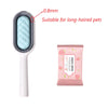 Double Sided Hair Removal Brushes for Cat Dog Pet Grooming Comb with Wipes Kitten Brush Gato Accesorios Artículos Para Mascotas ATHLEXES