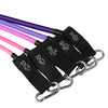 Fitness Resistance Bands Set Yoga 5 Tube Workout Bands Home Exercise Bands with Door Anchor Handles Ankle Straps Gym Equipment ATHLEXES