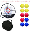 Golf Swing Trainer Chipping Net Golf Training Aids Indoor Outdoor Foldable Chipping Pitching Cages Hitting Mat ATHLEXES