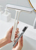 1Pc Silicone Water Wiper Plate Glass Cleaner Scraper Car Windshield Cleaning Squeegee for Car Windshield Window Bathroom Kitchen ATHLEXES
