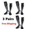 3/6/7 Pairs Compression Socks Women Men 30 Mmhg Comfortable anti Fatigue Athletic Nylon Medical Nursing Sport Running Stockings ATHLEXES