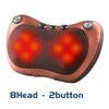 Relaxation Massage Pillow Vibrator Electric Neck Shoulder Back Heating Kneading Infrared Therapy Head Massage Pillow ATHLEXES