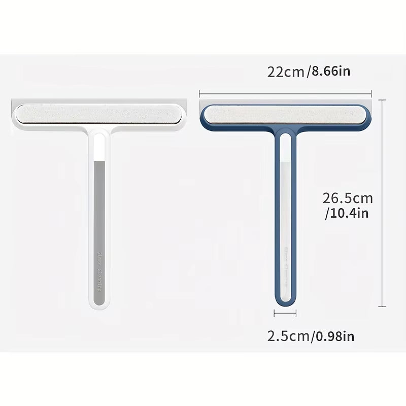 1Pc Silicone Water Wiper Plate Glass Cleaner Scraper Car Windshield Cleaning Squeegee for Car Windshield Window Bathroom Kitchen ATHLEXES