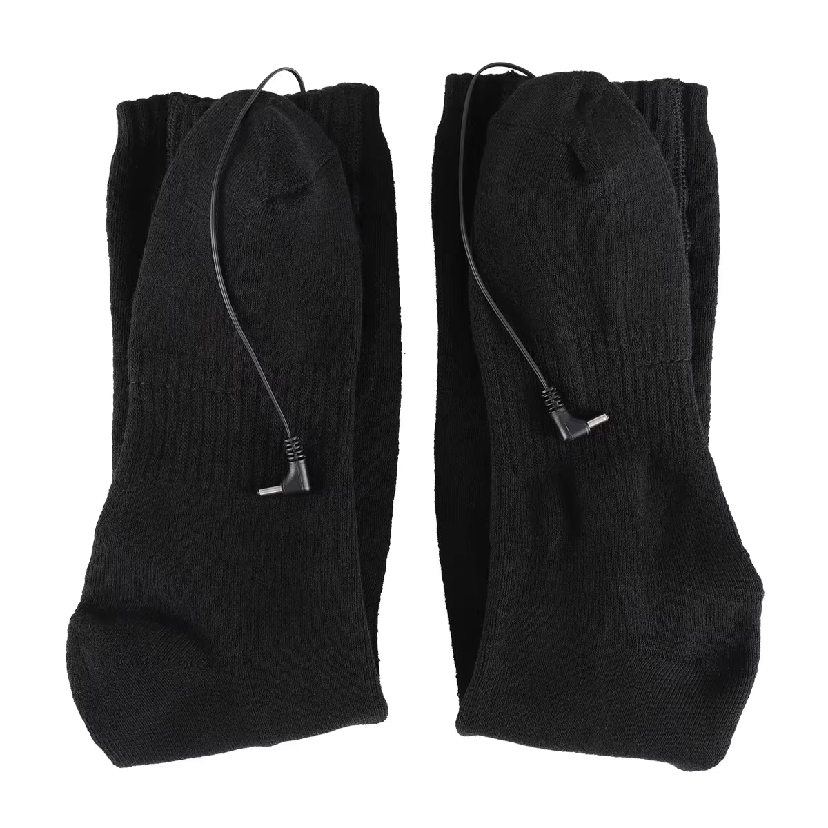 2 Pairs Heated Socks Feet Warm Snowmobile Skiing Boots Heated Socks Outdoor Camping Sports Winter Thermal Stocking Foot Warmer ATHLEXES