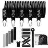 360Lbs Fitness Exercises Resistance Bands Set Elastic Tubes Pull Rope Yoga Band Training Workout Equipment for Home Gym Weight ATHLEXES