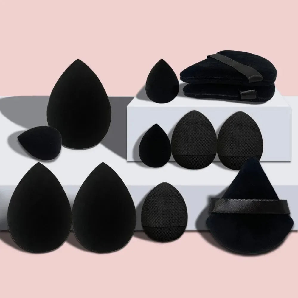 12Pcs Makeup Sponge Blender Beauty Egg Soft Cosmetic Puff Foundation Sponges Powder Puff Women Make up Accessories Beauty Tools ATHLEXES