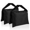 4Pcs/2Pcs/1Pc Black Sand Bag Weight Bags for Photography Studio Video Studio Stand Sandbag for Light Stands Boom Arms Tripods ATHLEXES