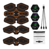 Abdominal Muscle Stimulator Trainer USB Connect Hip EMS Abs Fitness Electrostimulator Toner Exercise LED 6M 19 Level ATHLEXES