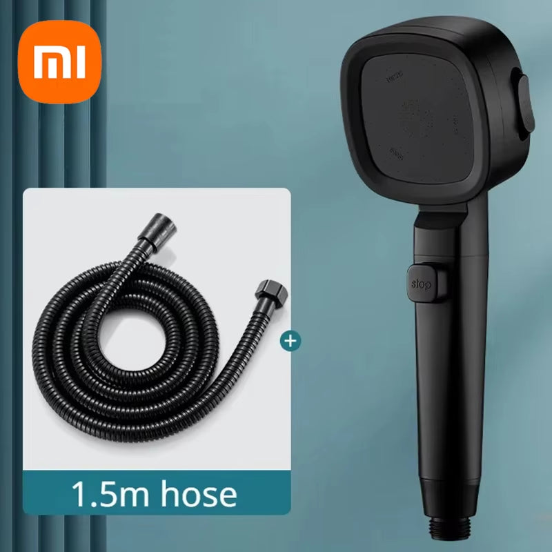 Xiaomi High Pressure Shower Head Water Saving 3-Modes Shower Heads Adjustable Water Massage Sprayer Home Bathroom Accessories ATHLEXES