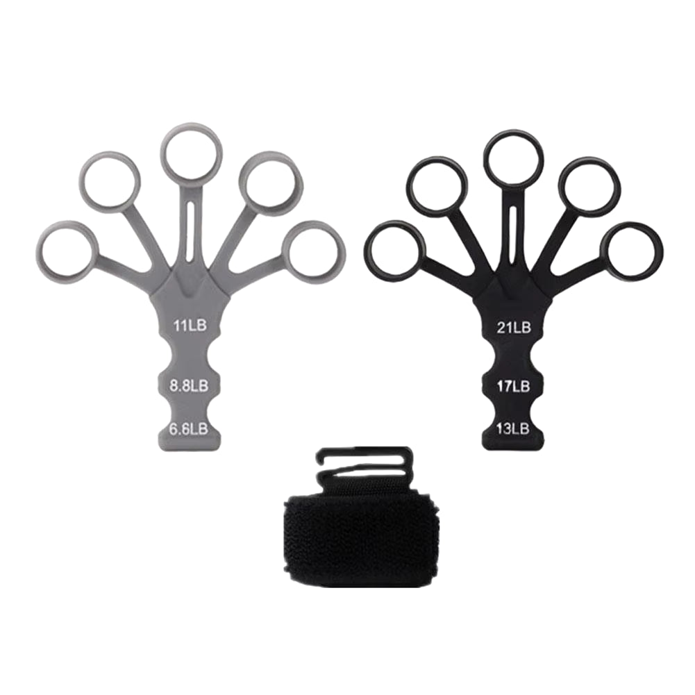 Silicone Finger Gripster Grip Exerciser Finger Strengthener Guitar Training Gym Fitness Trainer Sports Equipment Accessories ATHLEXES