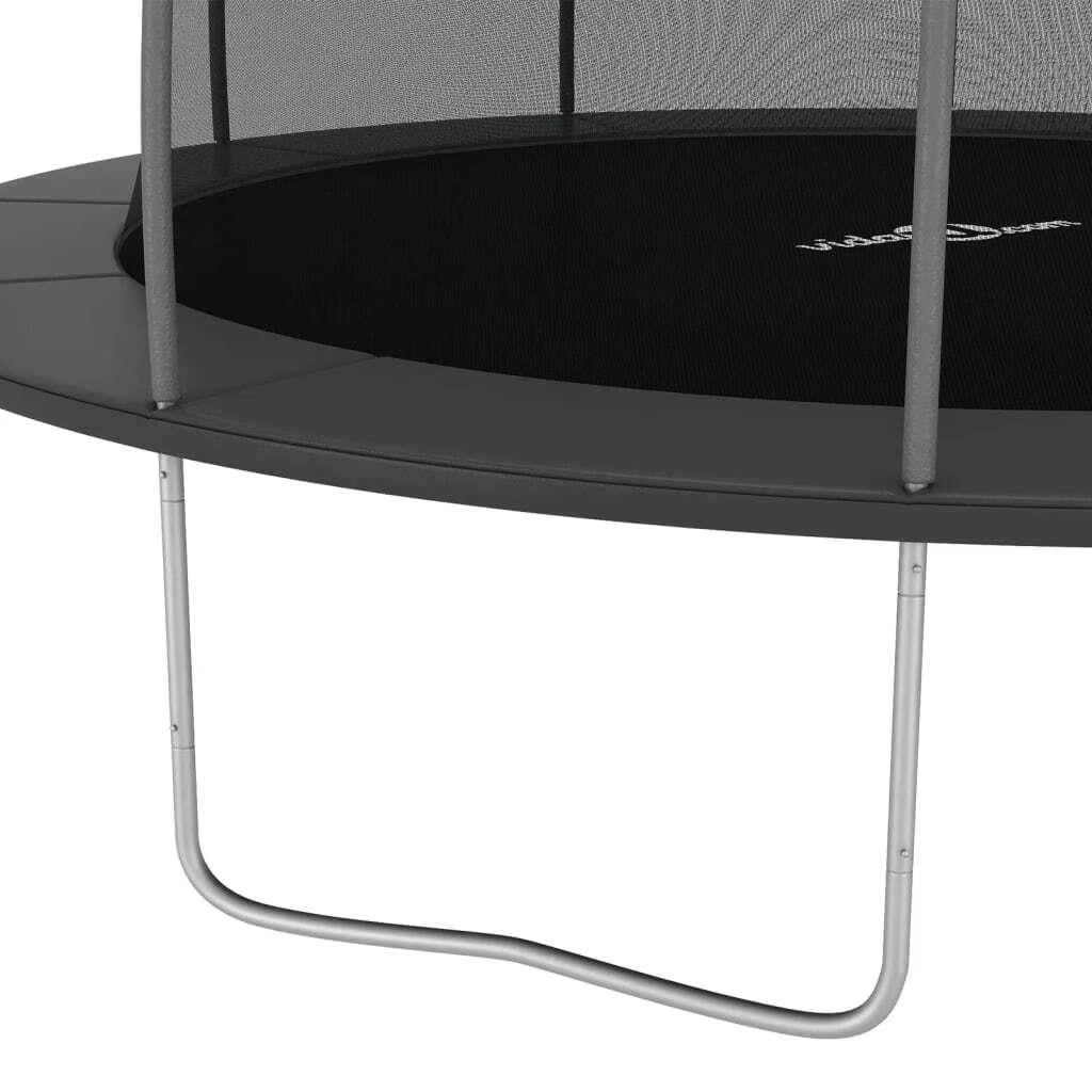 Round Trampoline Set 488X90 Cm for Kids & Adults - 150 Kg Weight Capacity ATHLEXES