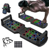 Heavy Duty Portable Home Gym Set - Adjustable Dumbbells, Folding Pushup Bar, Exercise Bands, Workout Mat - Ideal for Intense Ful ATHLEXES
