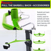 8 Piece Set Fitness Lat Pull down T Handle Bar Rowing Rotating V-Bar Pulley Cable Machine Handle Grip Gym Equipment Back Trainer ATHLEXES