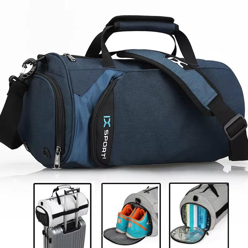 Large Gym Bag Fitness Bags Wet Dry Training Men Yoga for Shoes Travel Shoulder Handbags Multifunction Work Out Swimming Bag ATHLEXES