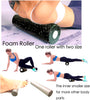 2 in 1 Hollow Column Foam Roller Set EPP Muscle Relieve Massage Roller Gym Fitness Equipment Sports Massage Rollers ATHLEXES