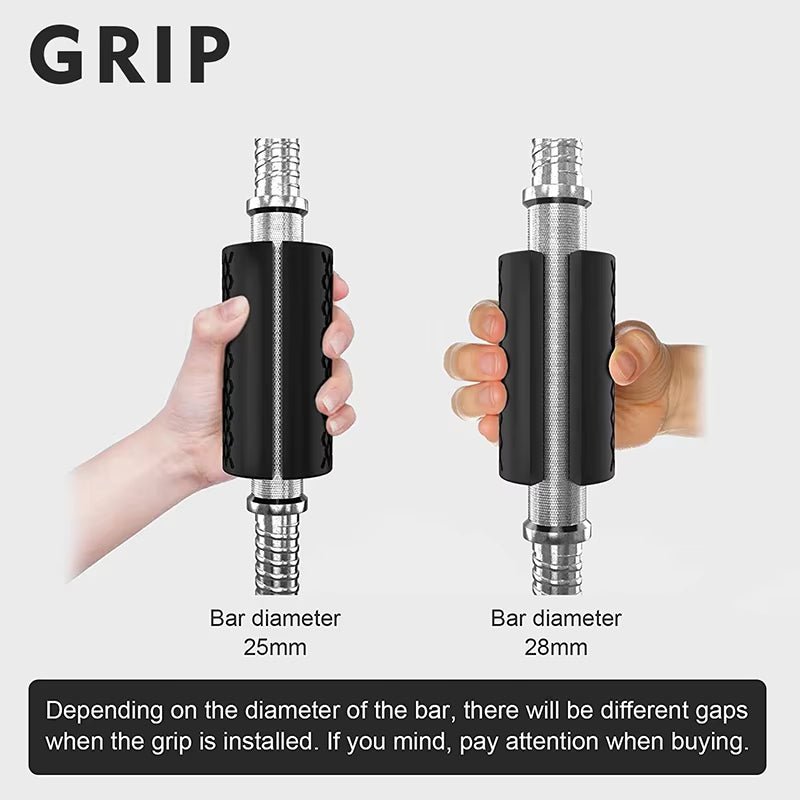 Pair Barbell Dumbbell Booster Grip Portable Fitness Equipment Fitness Equipment Accessories Avoid Injury Increase Friction ATHLEXES