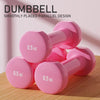 Vinyl Coated Dumbbell 0.5Kg Hand Weights Non-Slip and Anti-Roll Hex Dumbbells in Pair for Workouts Strength Training Free Weight ATHLEXES