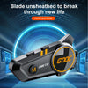 Bluetooth 5.3 Helmet Headset Wireless Hands-Free Call Phone Kit Motorcycle Waterproof Earphone MP3 Music Player Speaker for Moto ATHLEXES