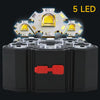 5 LED Flashlight Rechargeable with Built in Battery Strong Light Camping Adventure Fishing Head Light Headlamp ATHLEXES