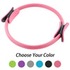 38Cm/15In Yoga Fitness Pilates Circle Women Girls Circle Yoga Magic Ring for Home Gym Workout Sports Lose Weight Body Resistance ATHLEXES