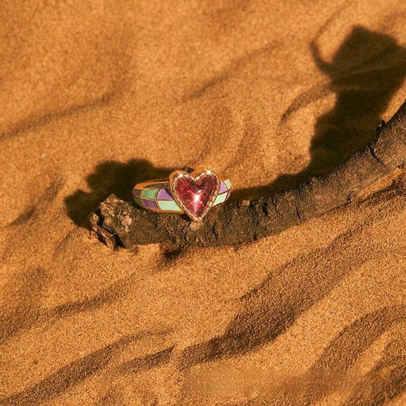 Opal Love Artisan Spoon Ring ATHLEXES