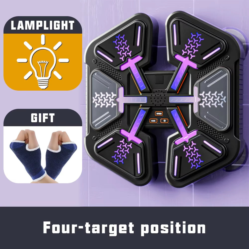 New Smart Music Boxing Machine Adult/Children Sports Fitness Boxing Trainer Home Exercise Response Training Boxing Wall Target ATHLEXES
