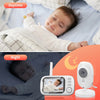 New 3.5 Inch Wireless Video Baby Monitor Night Vision Temperature Monitoring 2 Way Audio Talk Baby Nanny Security Camera ATHLEXES