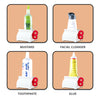 1 Pc Rolling Tube Toothpaste Squeezer Toothpaste Seat Holder Stand Rotate Toothpaste Dispenser for Bathroom ATHLEXES