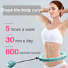 Weighted Adjustable Smart Hula Circle Sport Hoops Weight Loss Exercise Detachable Knots ATHLEXES