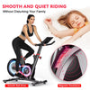 Magnetic Control Exercise Bike Large Tablet Holder Comfortable Seat Indoor Cycling Bike for Home Cardio Fitness Stationary Bike ATHLEXES