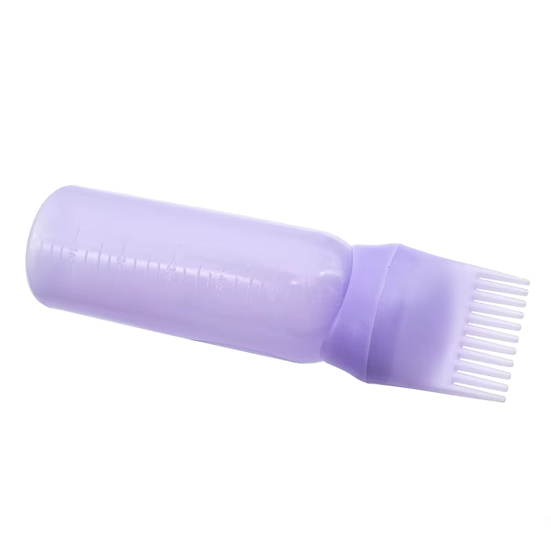 3 Color Salon Hair Oil Applicator Bottle Professional Hairdressing Dyeing Comb Bottles Barbershop Hairdresser Coloring Supplies ATHLEXES
