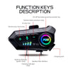 Bluetooth 5.3 Helmet Headset Wireless Hands-Free Call Phone Kit Motorcycle Waterproof Earphone MP3 Music Player Speaker for Moto ATHLEXES