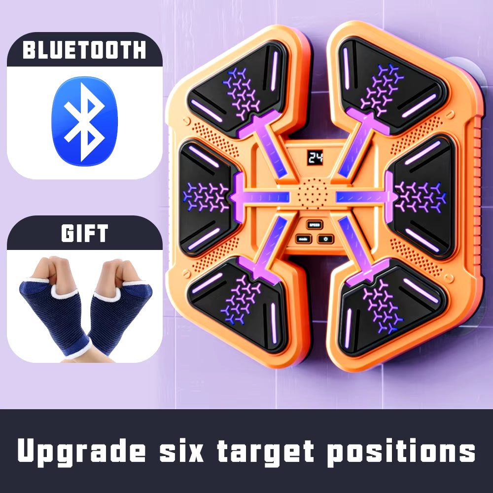 New Smart Music Boxing Machine Adult/Children Sports Fitness Boxing Trainer Home Exercise Response Training Boxing Wall Target ATHLEXES
