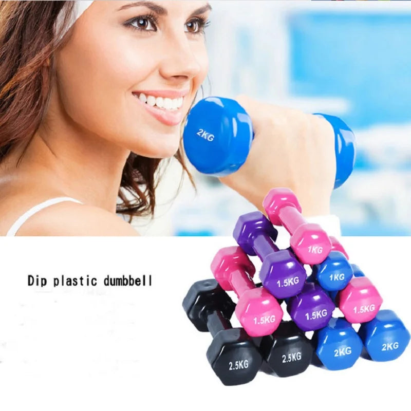2Kg 2.5Kg 3Kg Fitness Dumbbell Set Non-Slip Dumbbells Men and Women Exercise Sport Weights Body Building Equipment 2023 ATHLEXES