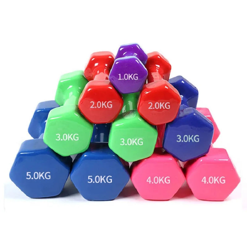 2Kg 2.5Kg 3Kg Fitness Dumbbell Set Non-Slip Dumbbells Men and Women Exercise Sport Weights Body Building Equipment 2023 ATHLEXES