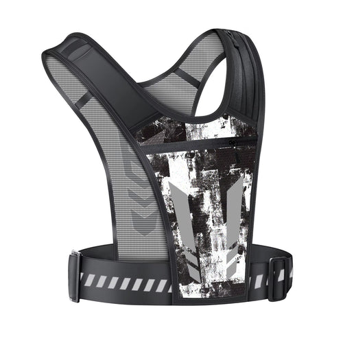 Reflective Running Backpack Universal Lightweight Sports Running Vest Mobile Phone Cards Bag for Jogging Fitness Men and Women ATHLEXES